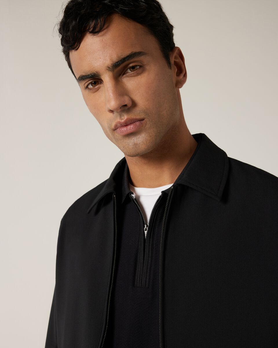 Australian Wool Bomber With Zip Closure, Australian Wool Bomber With Zip Closure, , hi-res